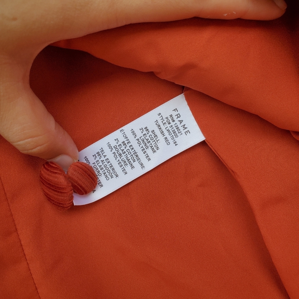 NWOT FRAME Women's Striped Corduroy Blazer - Picture 6 of 8